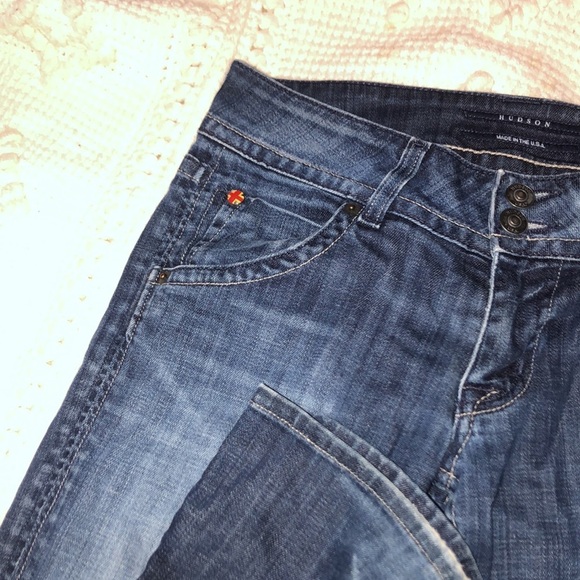Hudson Dark wash Low Rise Flare Jean - Picture 4 of 12